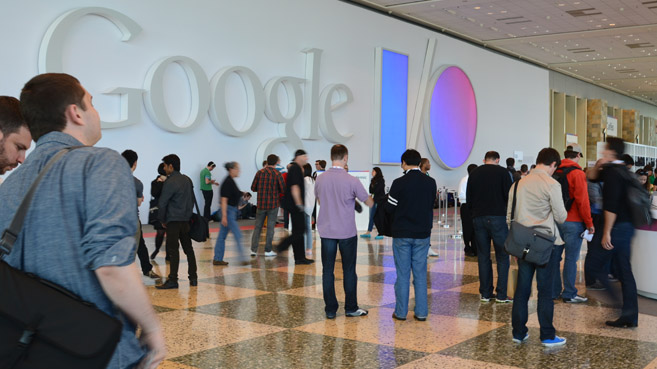 Google I/O interior Moscone Center